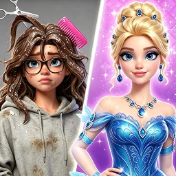 Icône de Makeover Mania-Bubble Shooter